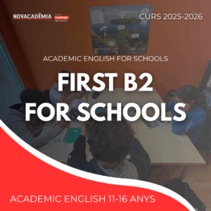 CAMBRIDGE ENGLISH. Curs 25 - 26. FCE B2 for Schools. DILLUNS 17.30h - 19.30h i DIMECRES 16.30h - 17.30h