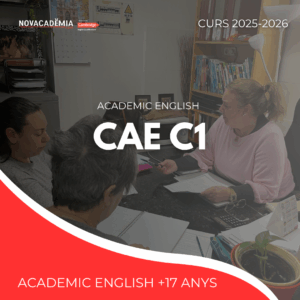 CAMBRIDGE ENGLISH. Curs 25 - 26. CAE C1. Dimecres 18.30h - 20.30h
