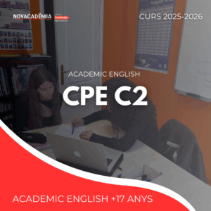 CAMBRIDGE ENGLISH. Curs 25 - 26. CPE C2. Dissabtes 09.00h - 12.00h