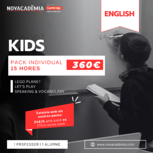 CAMBRIDGE ENGLISH. Curs 25 - 26 KIDS INDIVIDUAL PACK 15 hores